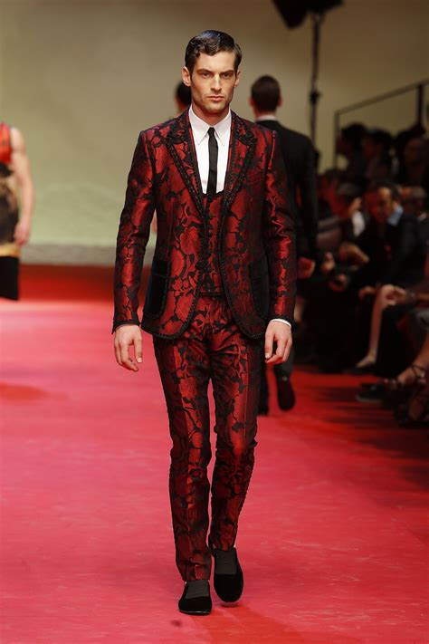 dolce gabbana mens suits|dolce gabbana runway line suits.